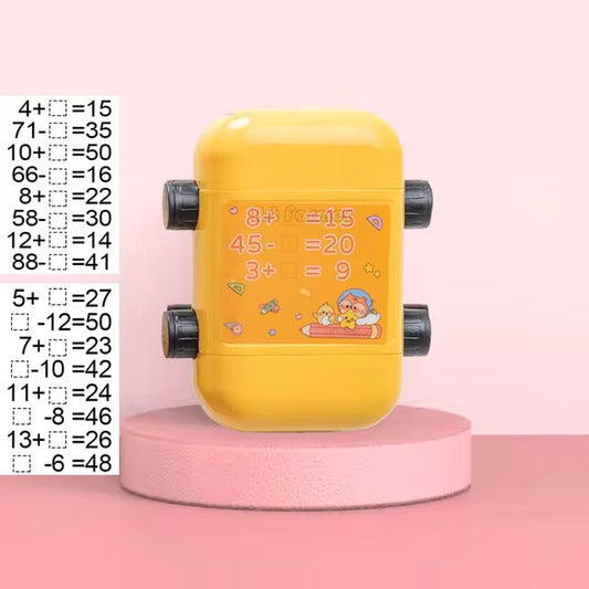 Math Roller Stamp - Addition and Subtraction YELLOW (1 pc)